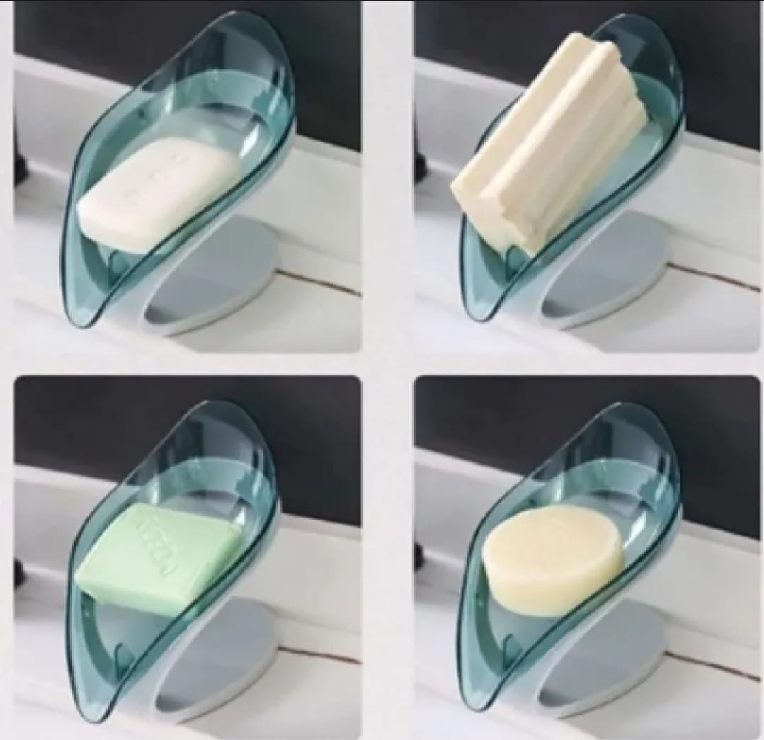 Smart soap holder very stylish and high quality leaf shape for bathroom and kitchen house