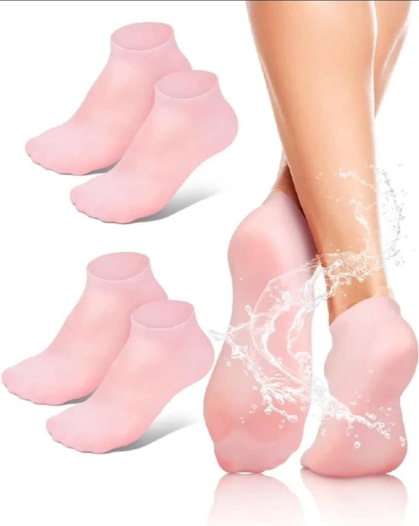 Moisturizing Silicone Socks for Soft and Smooth Feet, Comfortable Jelly Socks