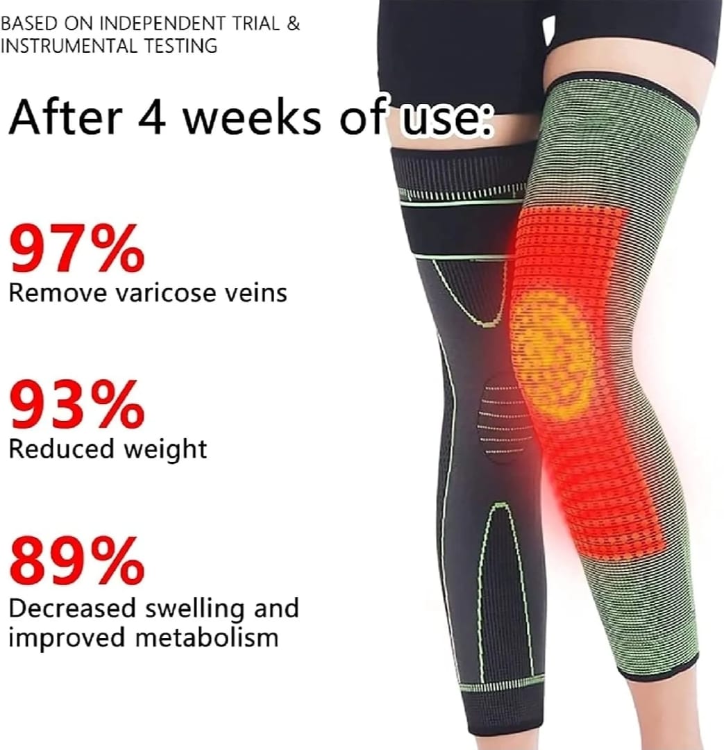 2 Pcs Leg Warmer with Belt - Gym Compression Knee Pad with Strap