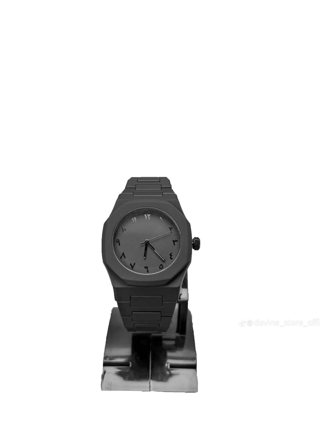 Black Arabic Aura Watch For Men Stylish Aura Watch 100% Original Watch
