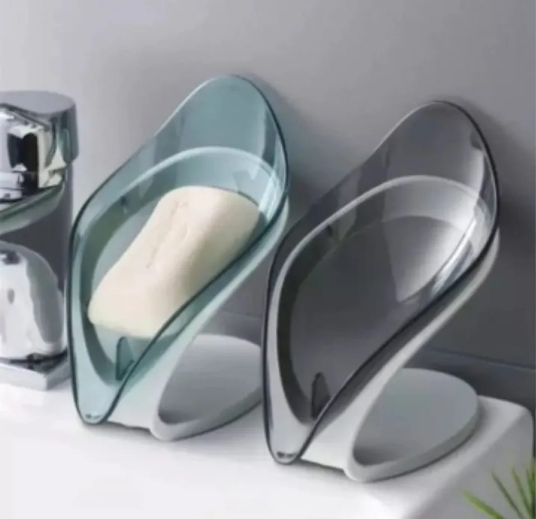 Smart soap holder very stylish and high quality leaf shape for bathroom and kitchen house
