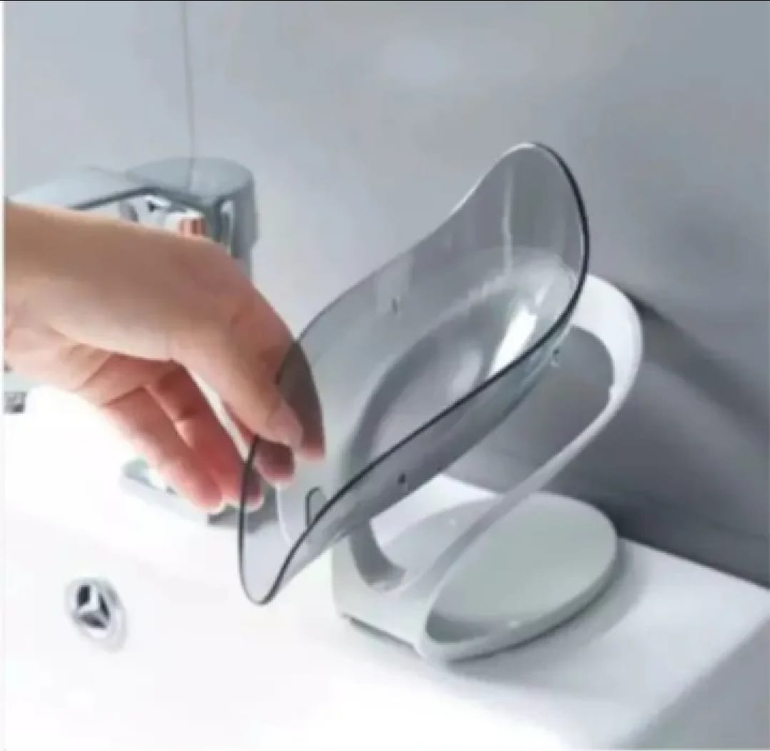 Smart soap holder very stylish and high quality leaf shape for bathroom and kitchen house