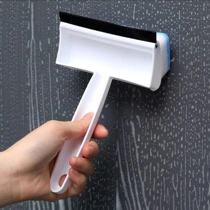 Double-Sided Glass Cleaning Brush For Scraping Window Cleaner Screen Cleaning 2In1 Wiper