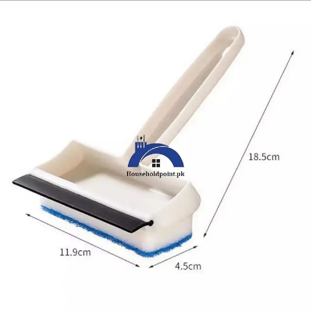 Double-Sided Glass Cleaning Brush For Scraping Window Cleaner Screen Cleaning 2In1 Wiper