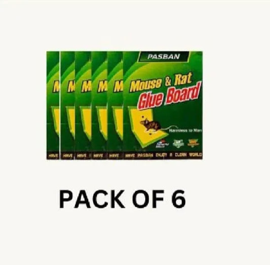 Mouse Glue Trap - Mouse Glue Board - Rat Killer Trap -Rat Killer Glue Book (Pack Of 6 - 12)