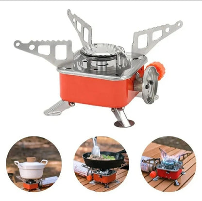 Foldable Camping Stove, Portable Hiking Stoves Easy Cleaning Non Slip Simple