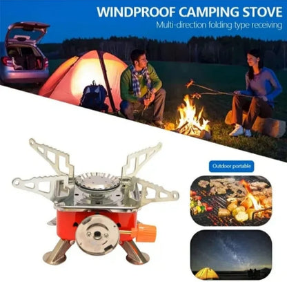Foldable Camping Stove, Portable Hiking Stoves Easy Cleaning Non Slip Simple