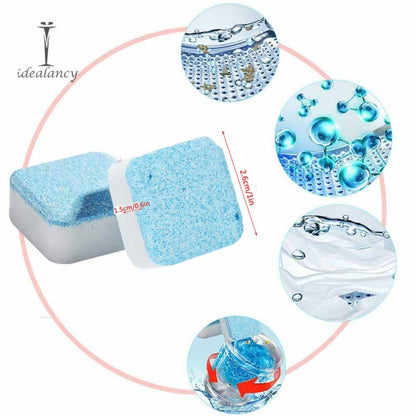 12 pcs washing machine cleaner tablets, Deep cleaning tablet