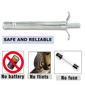 Kitchen Stainless Steel Stove Lighter Metal NO FUEL