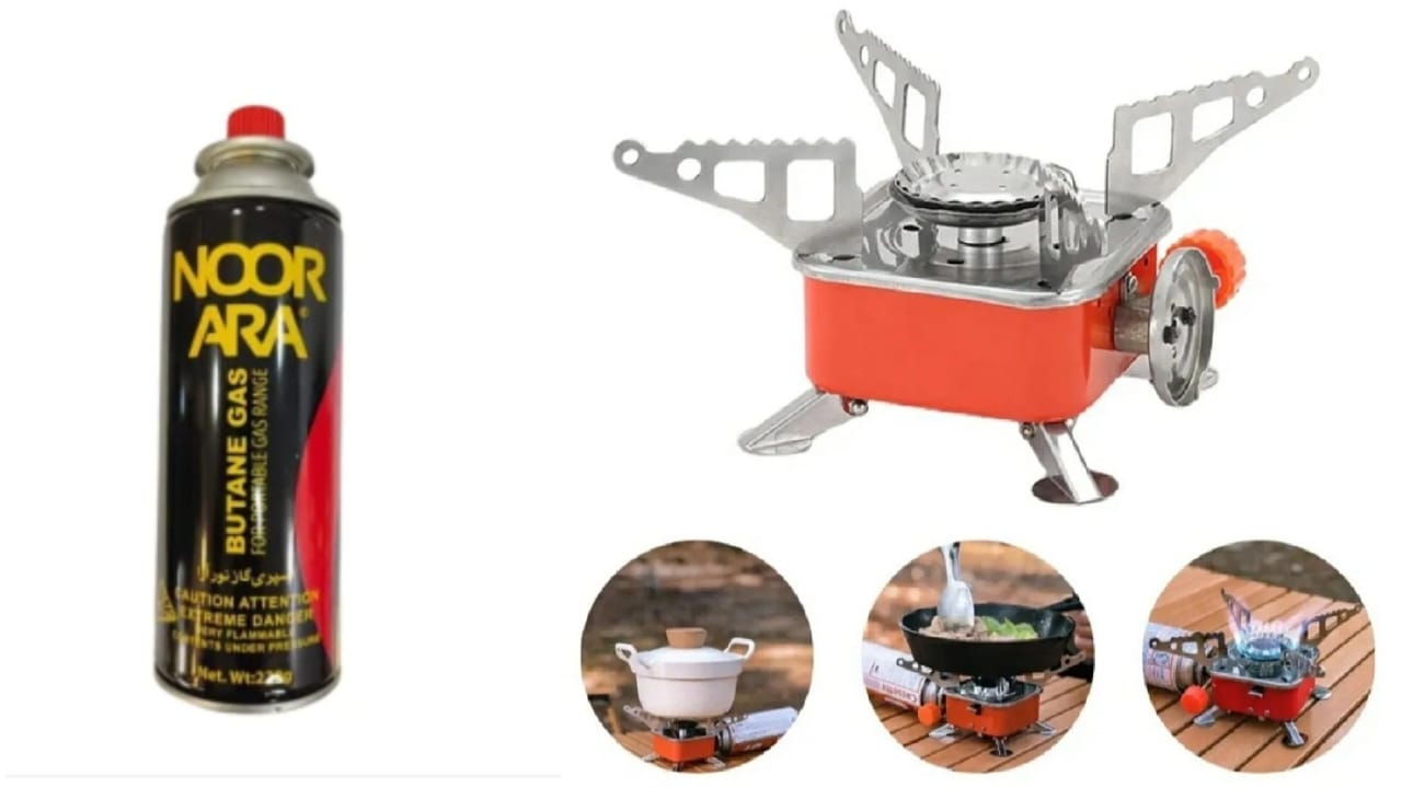 Foldable Camping Stove, Portable Hiking Stoves Easy Cleaning Non Slip Simple