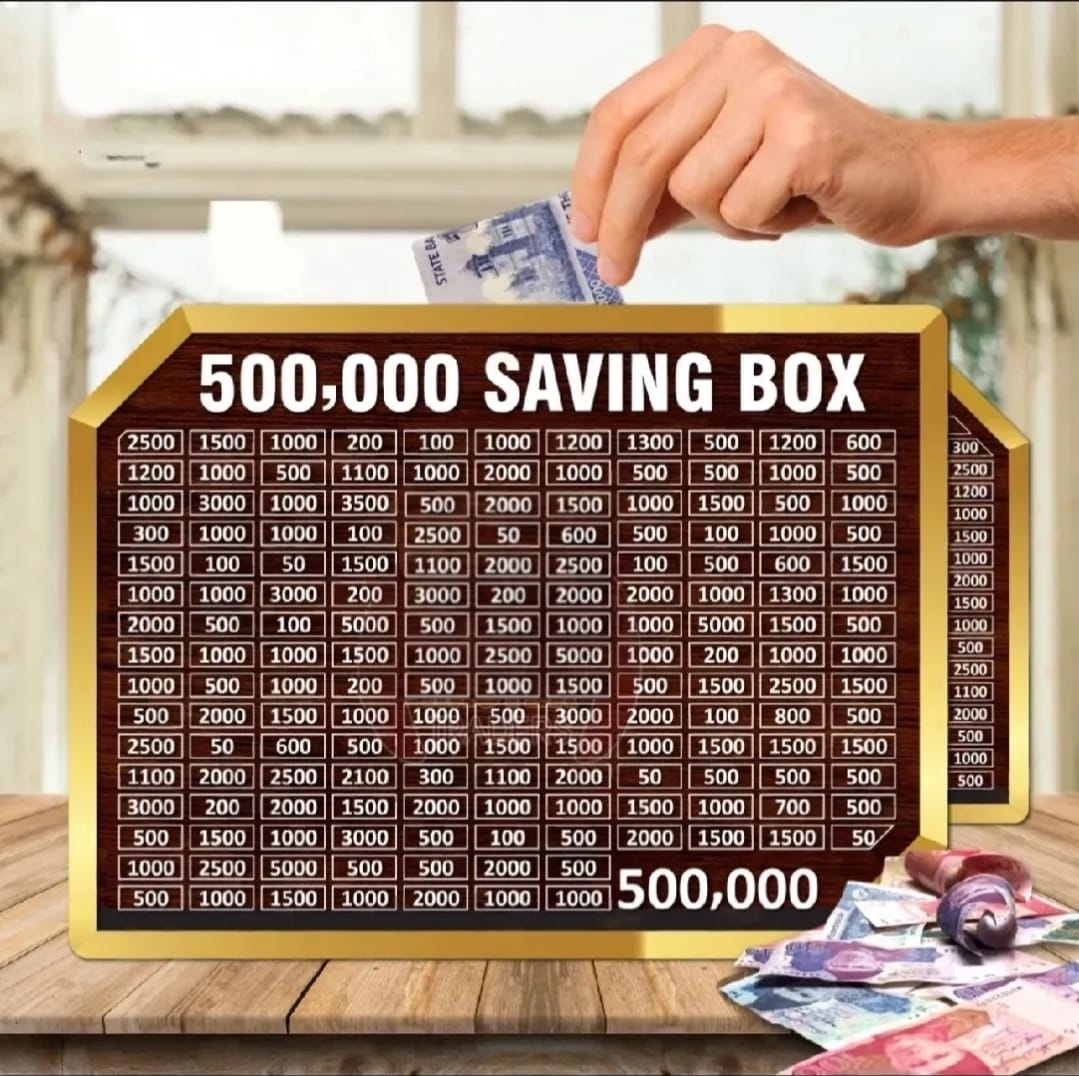 Umrah Saving Box - Wooden Islamic Money Saving Box - 280 Days