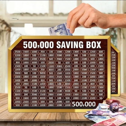 Umrah Saving Box - Wooden Islamic Money Saving Box - 280 Days