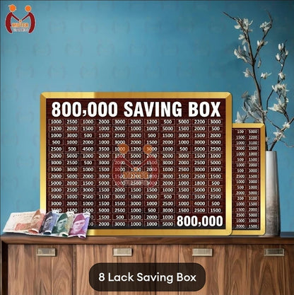 Umrah Saving Box - Wooden Islamic Money Saving Box - 280 Days
