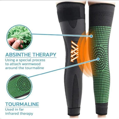 2 Pcs Leg Warmer with Belt - Gym Compression Knee Pad with Strap
