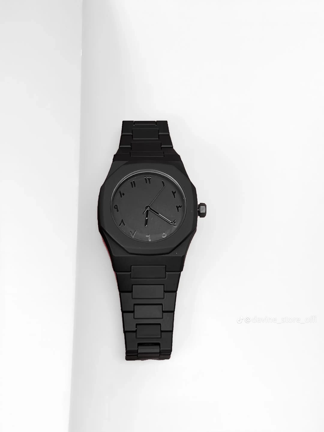 Black Arabic Aura Watch For Men Stylish Aura Watch 100% Original Watch