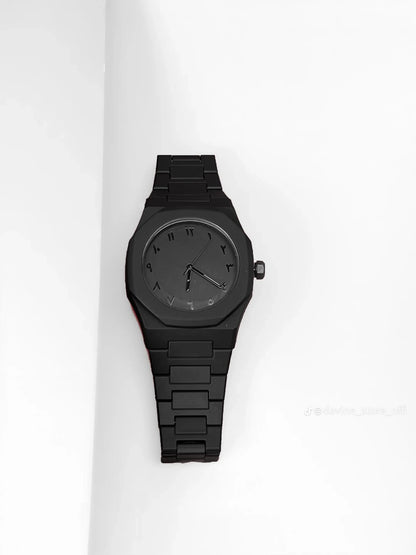 Black Arabic Aura Watch For Men Stylish Aura Watch 100% Original Watch