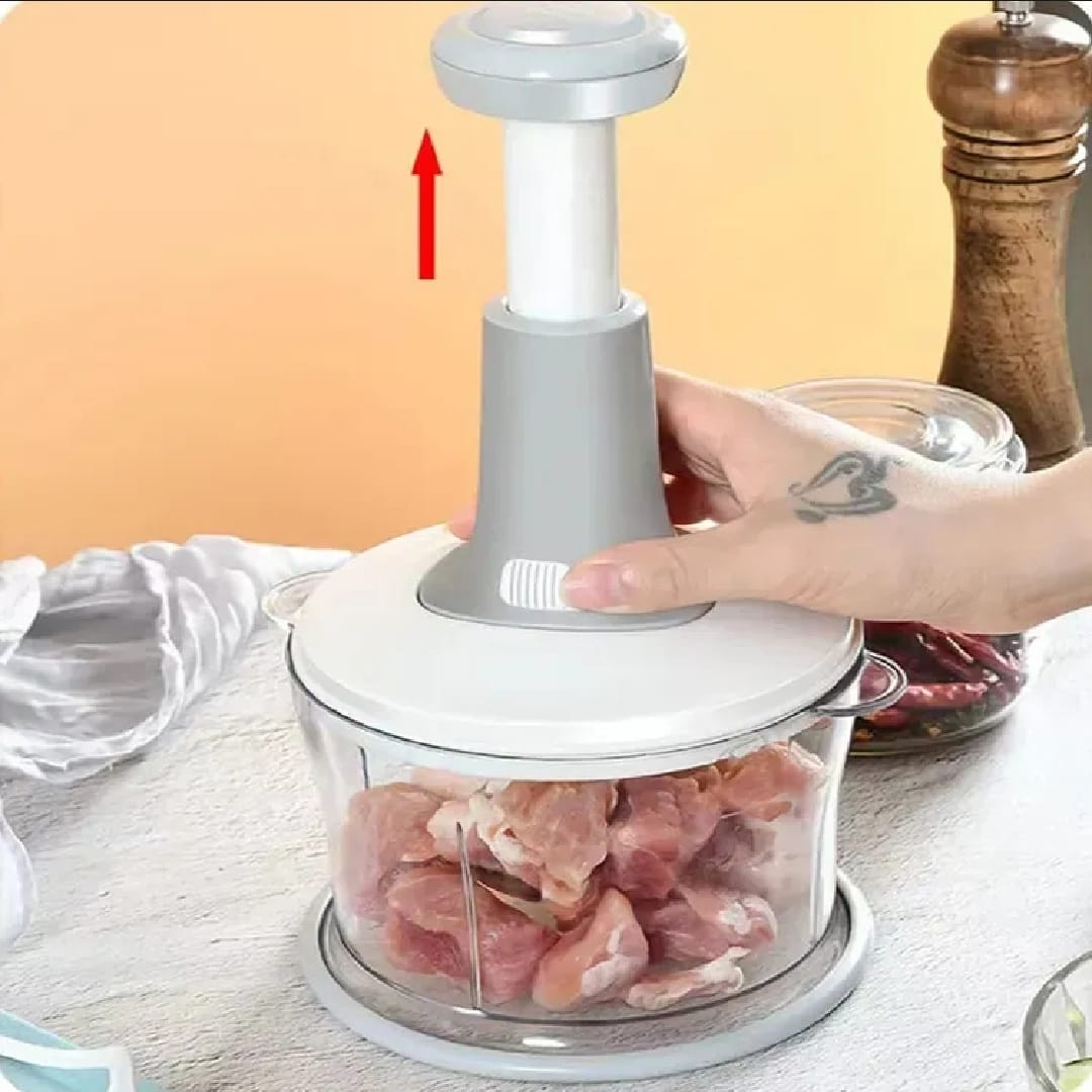 Imported Pro 1.5L - Premium Manual Hand-Push Food Chopper,