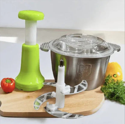 Imported Pro 1.5L - Premium Manual Hand-Push Food Chopper,